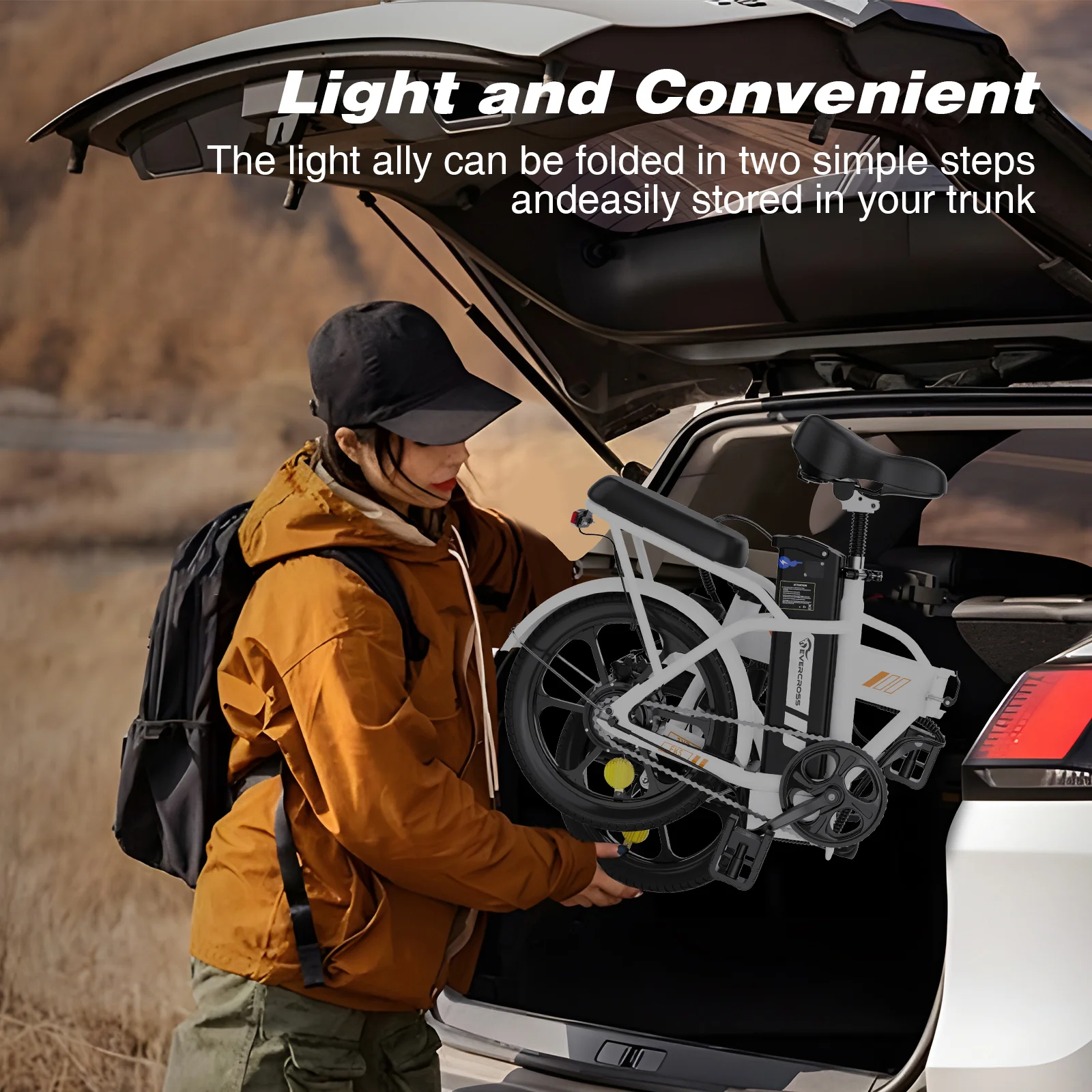 Evercross EK5S Foldable Electric Bike - Image 11