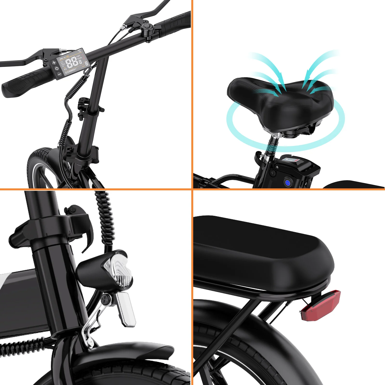 Evercross EK5S Foldable Electric Bike - Image 7