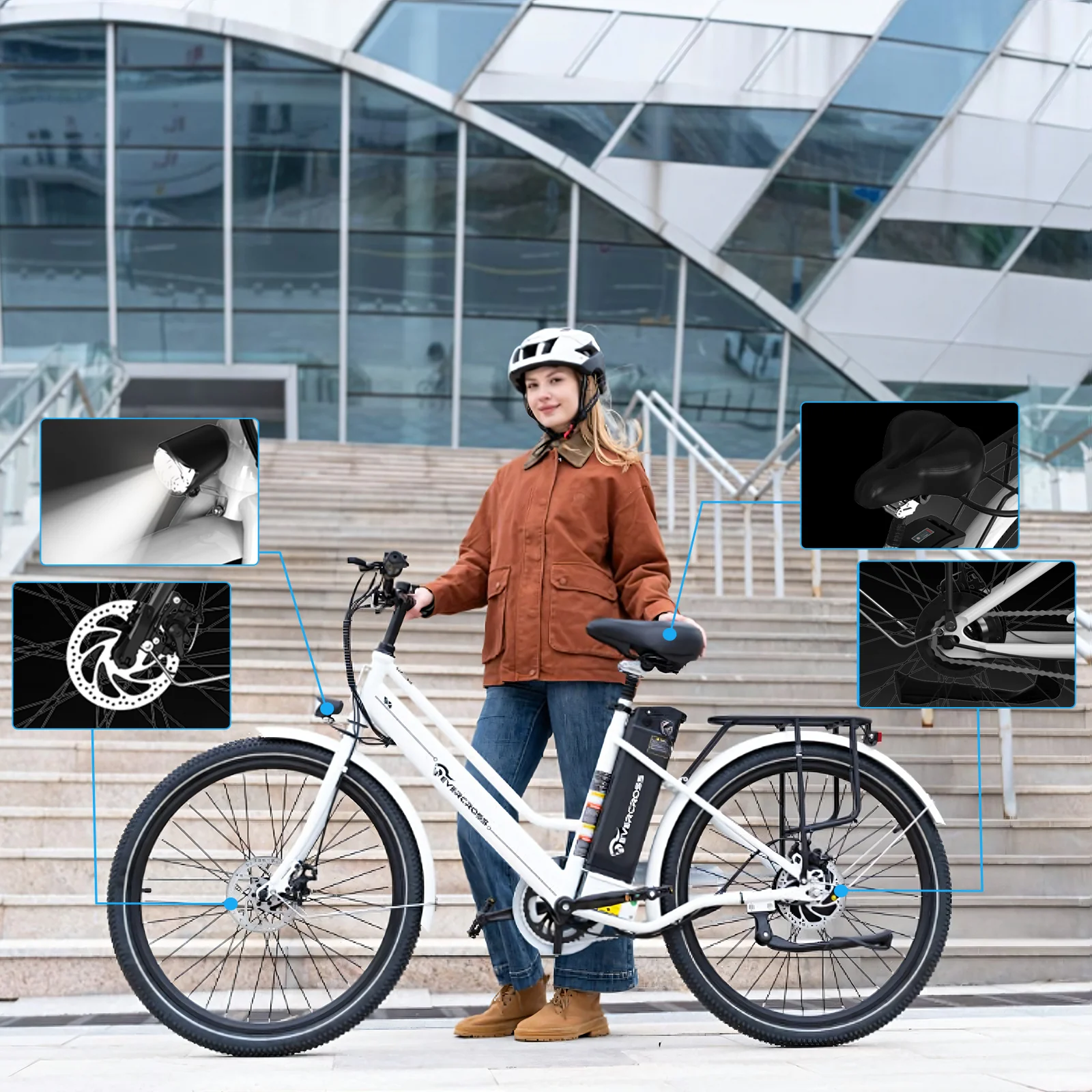 EVERCROSS EK8 Electric Bike-APP - Image 5