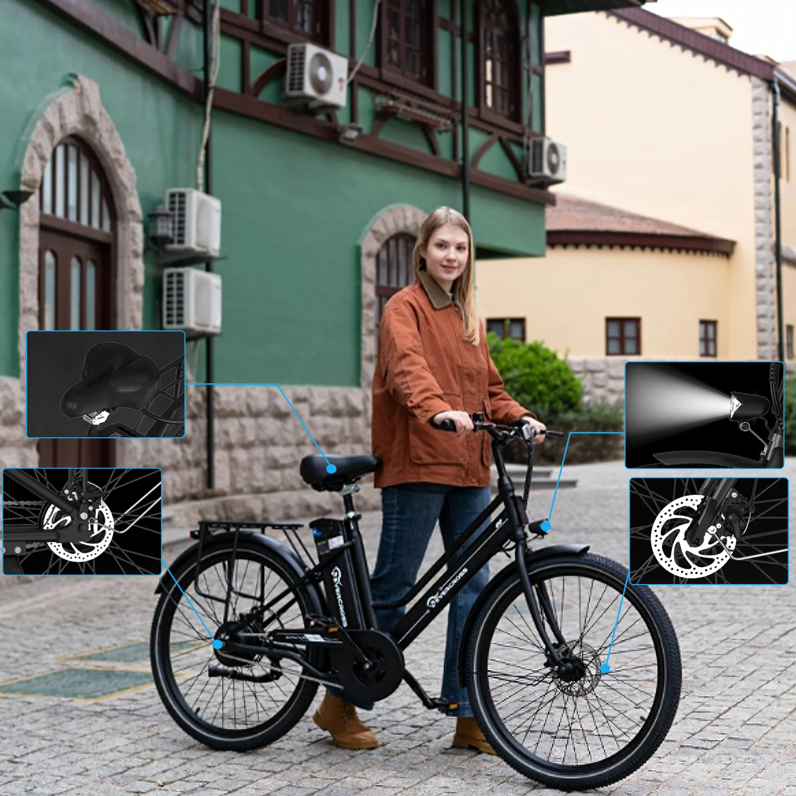 EVERCROSS EK8 Electric Bike-APP - Image 6