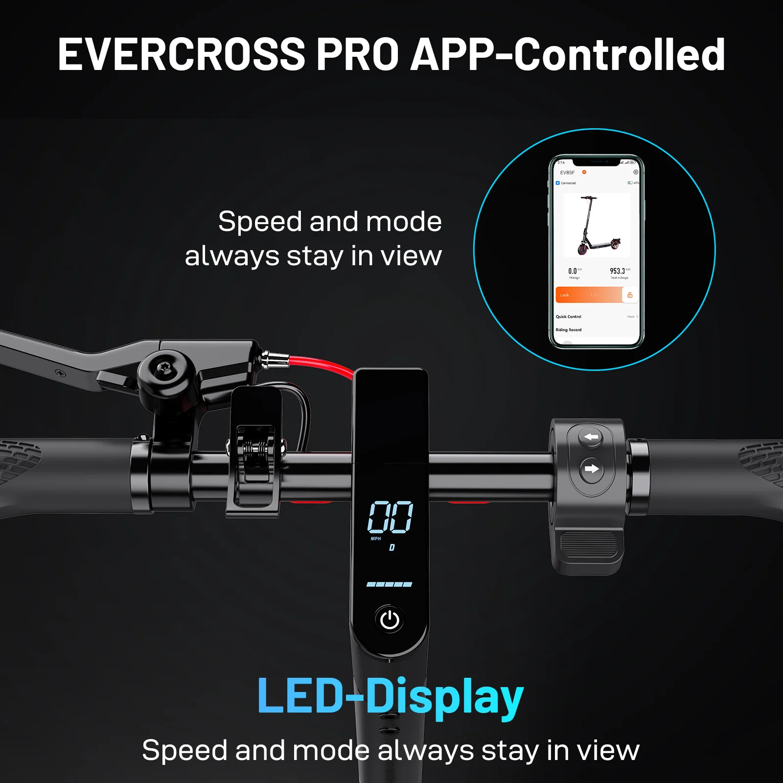 EVERCROSS EV10K PRO Electric Scooter - Image 7