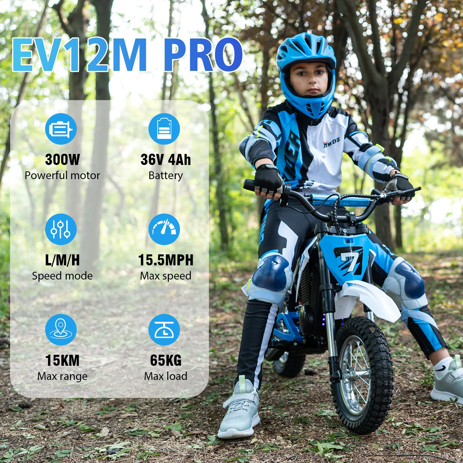 EVERCROSS EV12M PRO Kids' Electric Motorbike - Upgraded Version - Image 3