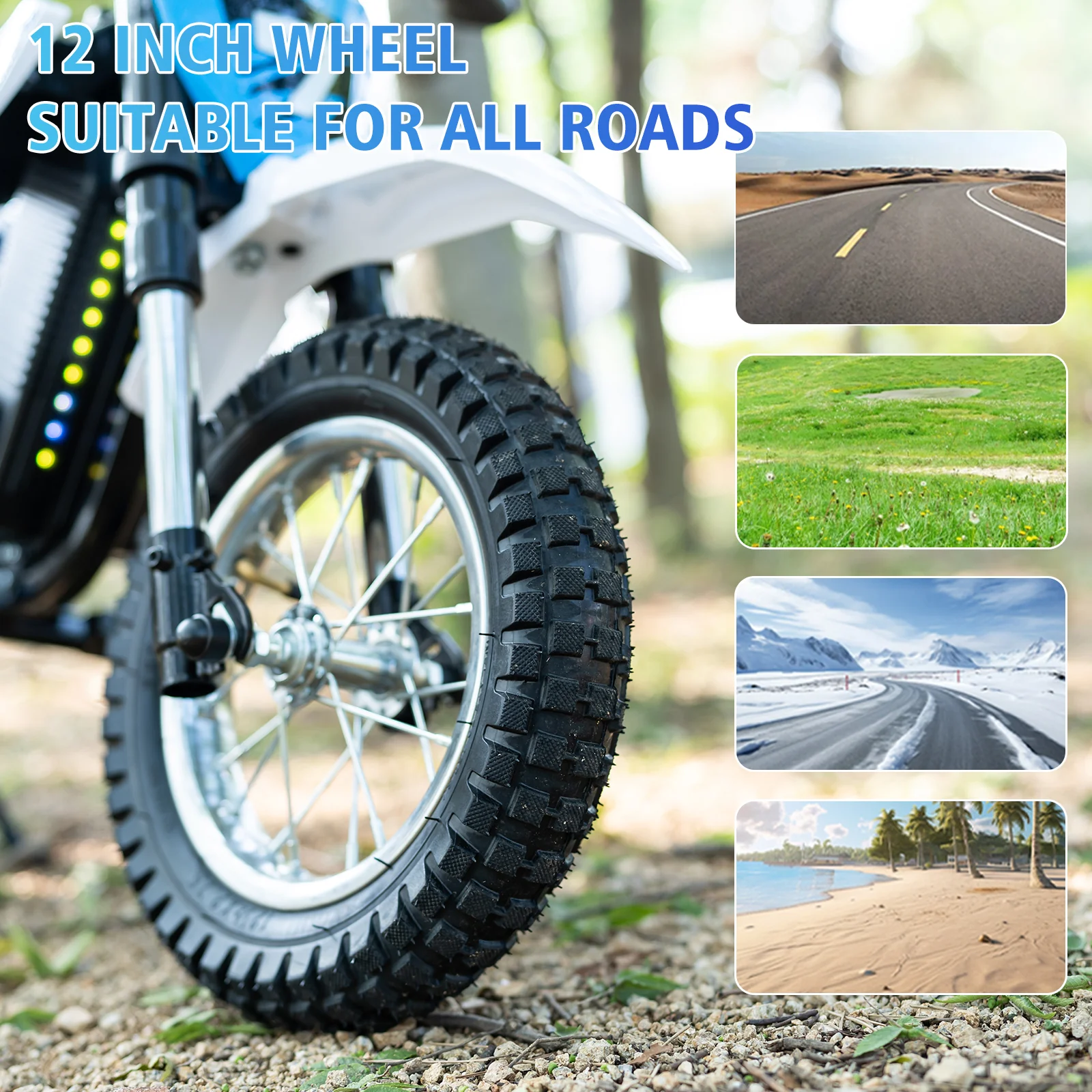 EVERCROSS EV12M PRO Kids' Electric Motorbike - Upgraded Version - Image 6