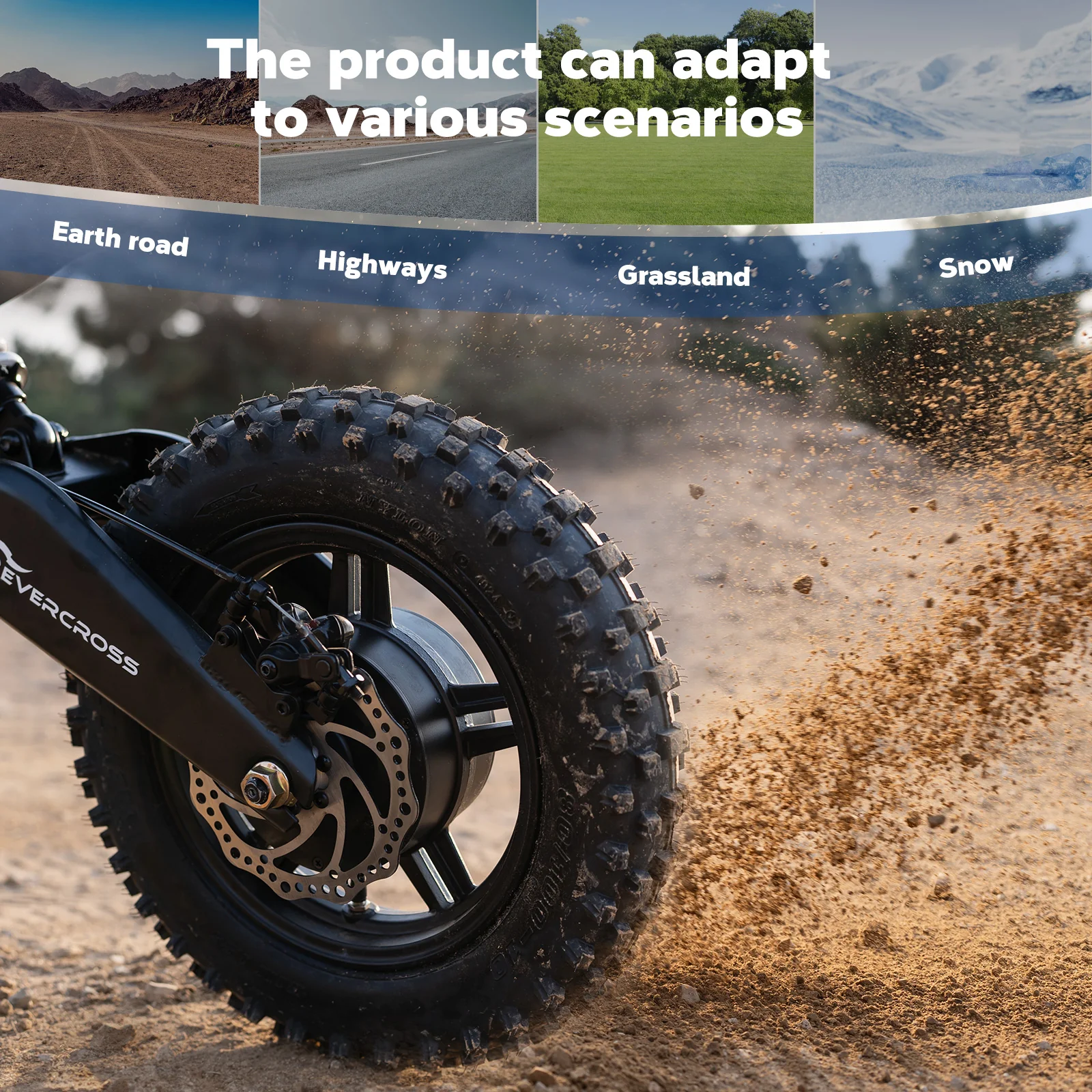 EVERCROSS EV65M Electric Off-Road Motorcycle for Ages 12+ - Image 4