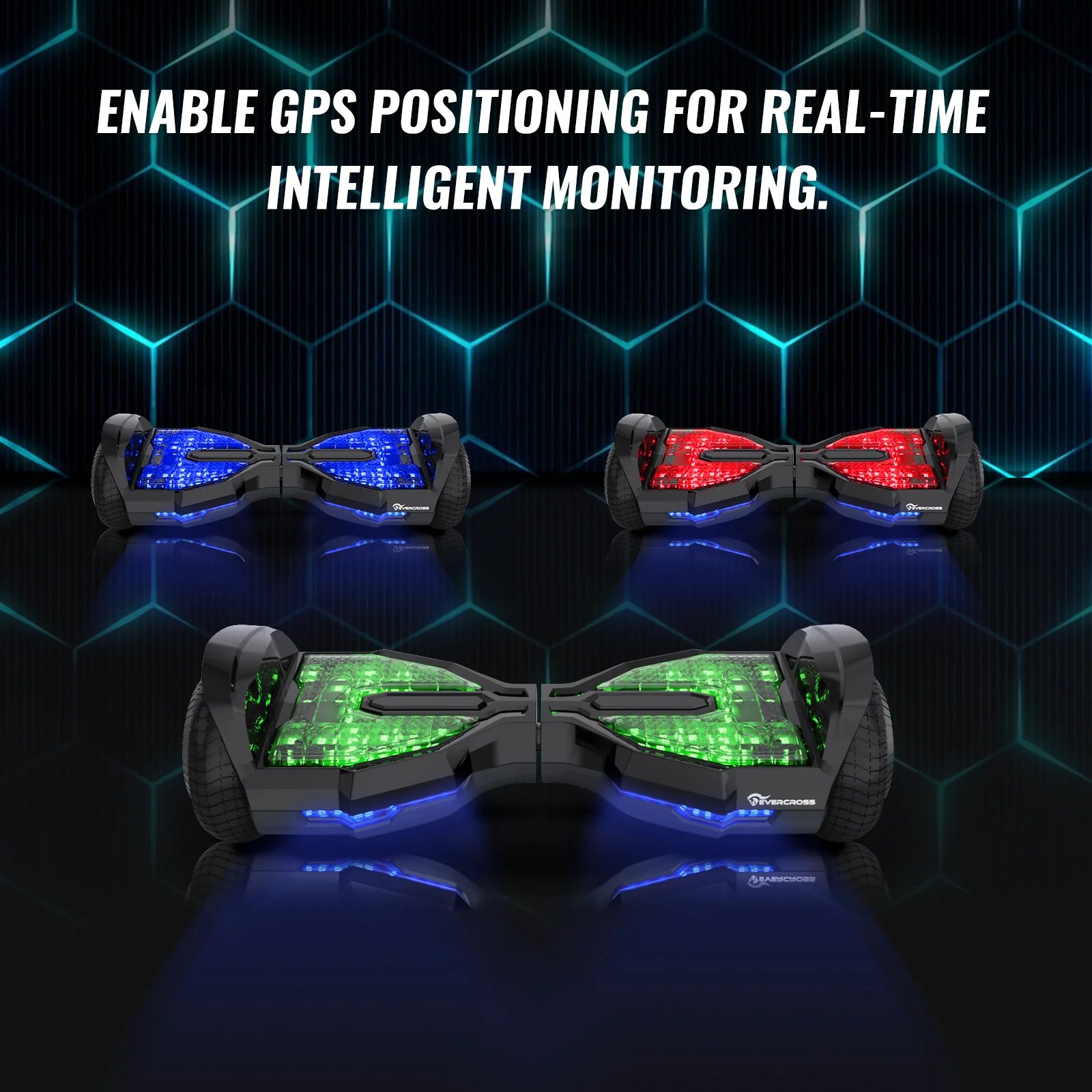 EVERCOSS EV2 Hoverboard, 6.5 Pulgadas Hoverboard Automatic Balancing with Bluetooth - Image 6